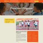 Meelo – 幼儿园与儿童托管中心 Elementor Pro 模板套件 3