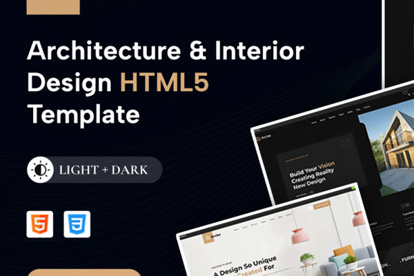 Arcke-建筑与室内设计 HTML5 网站模板