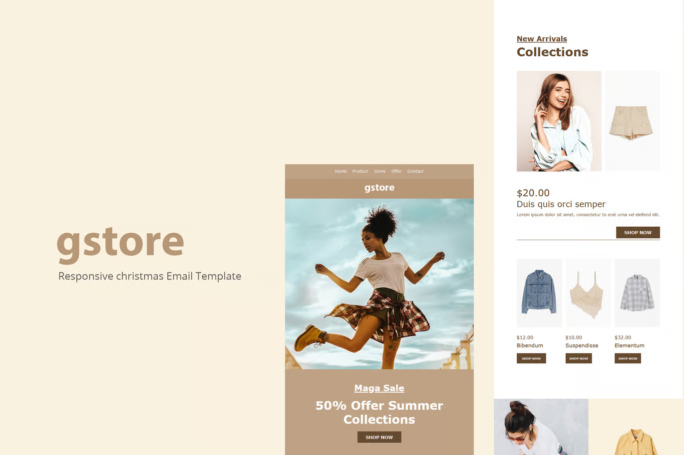 gstore – 响应式邮件模板 Preview 1