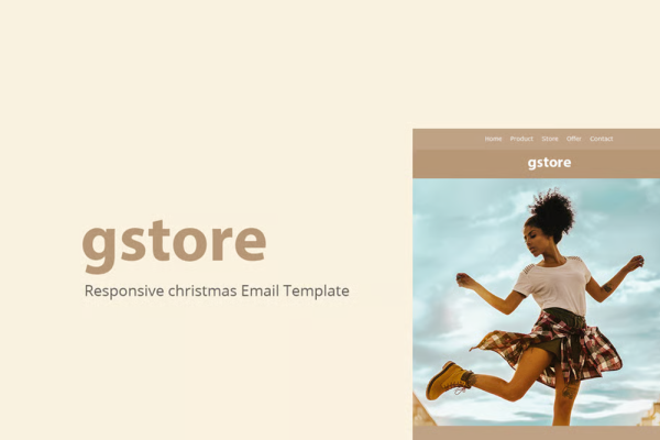 gstore – 响应式邮件模板