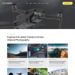 Hidrone – 无人机航拍影视摄影 Elementor 模板套件 4