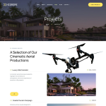 Hidrone – 无人机航拍影视摄影 Elementor 模板套件 3