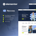 Recruta – 人力资源与猎头机构 Elementor 模板套件