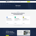 Recruta – 人力资源与猎头机构 Elementor 模板套件 3