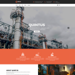 Quintus — 工业 / 工厂 / 工程领域 HTML5 模板 1