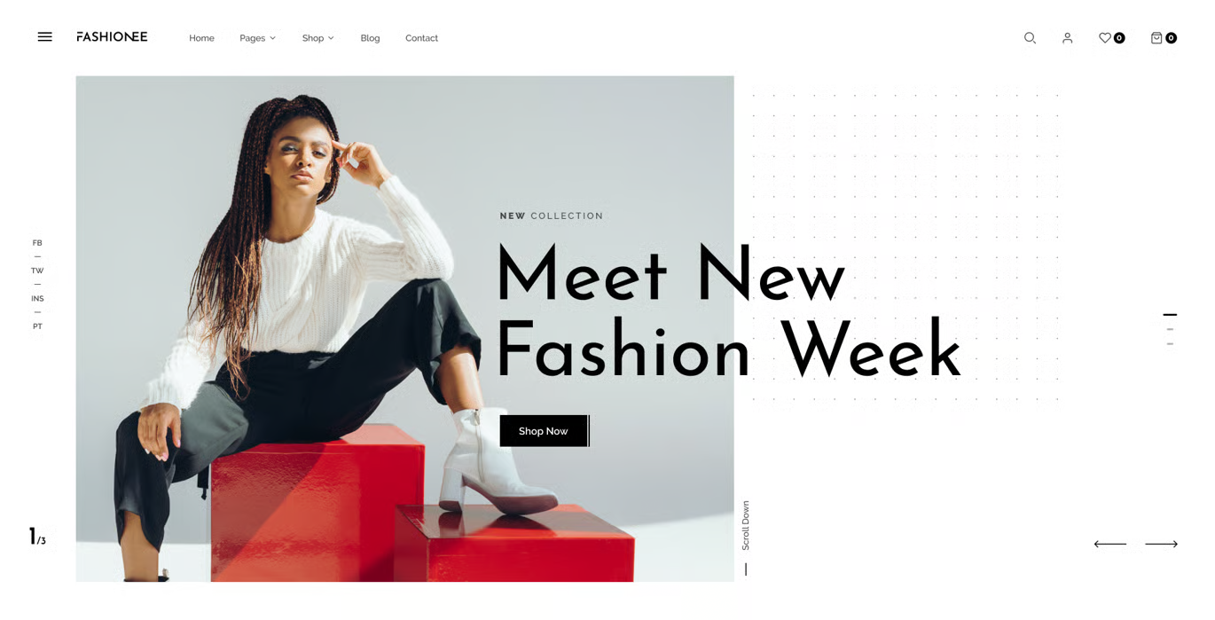 Mollee-时尚店铺 HTML 模板 Preview 4