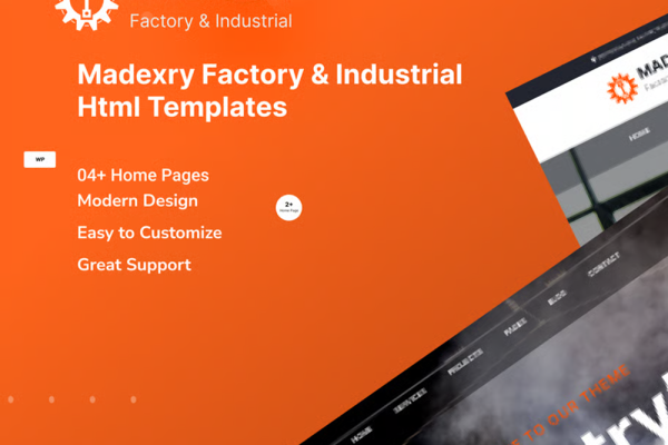 Madexry — 工厂工业 HTML 模板