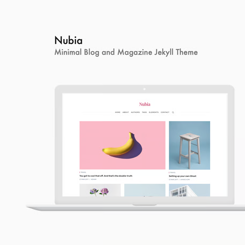 Nubia – 简约博客与杂志风格 Jekyll 主题