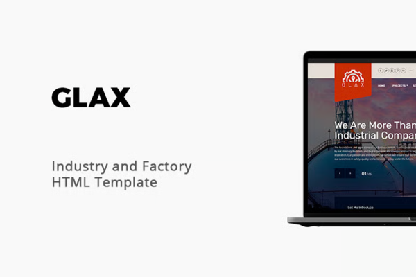Glax – 工厂工业网站模板
