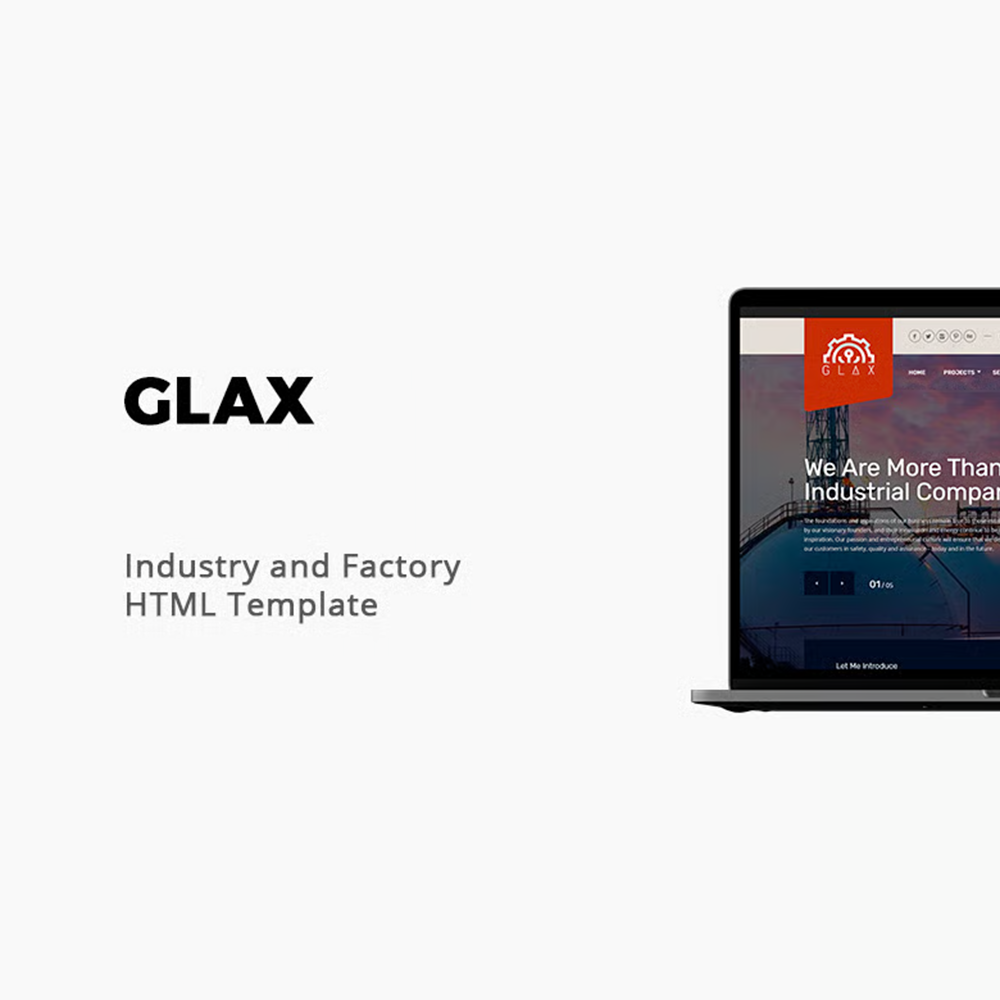 Glax – 工厂工业网站模板